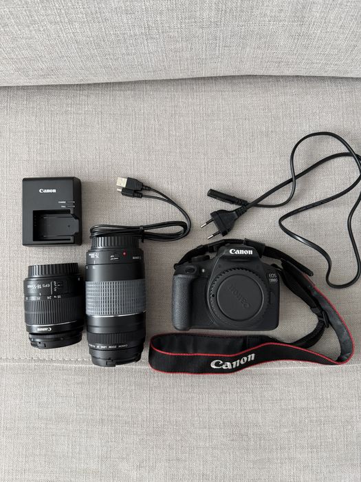 Canon 1300D Kit 2 objetivas