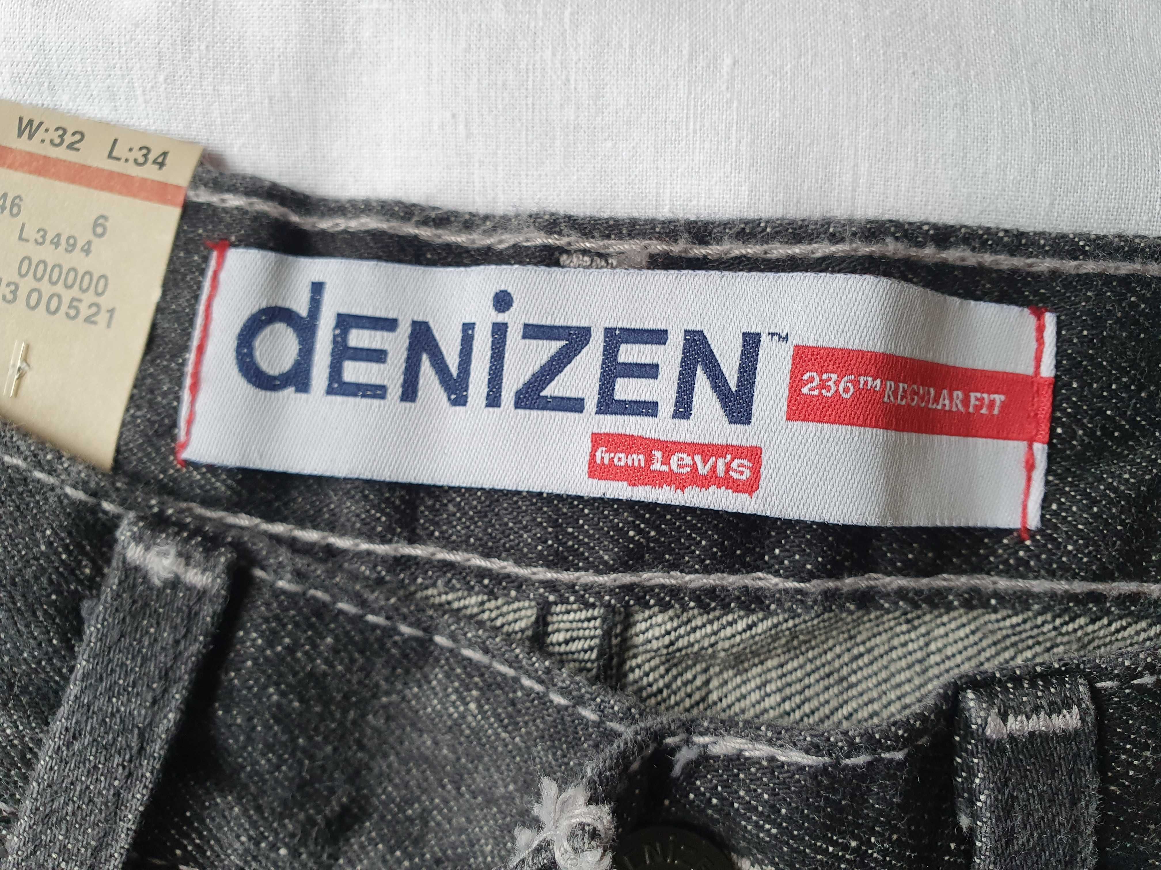 Nowe Oryginalne Spodnie Levis Denizen 32x34