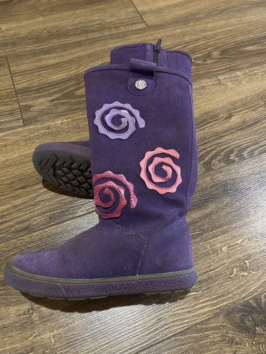 Зимові чоботи, сапожки для дівчинки 27 р.