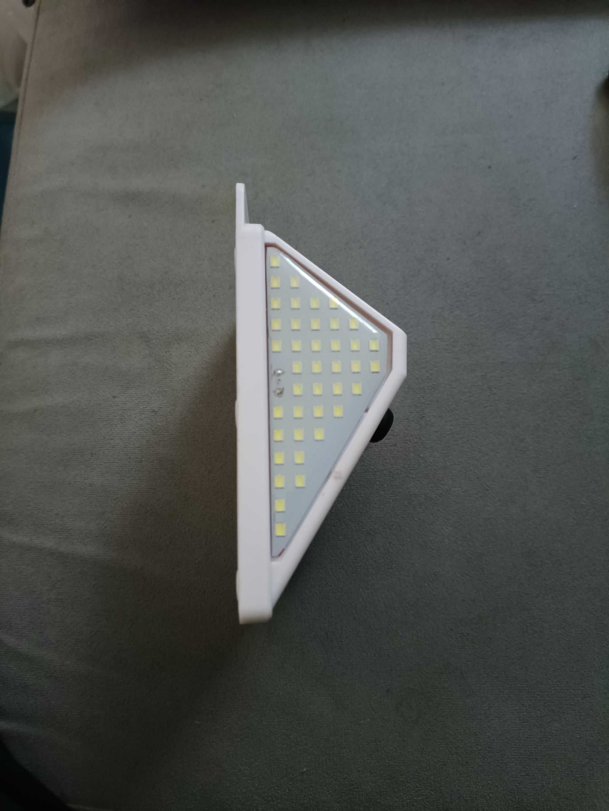 Solarna lampa ścienna CASALUX czujnik ruchu zmierzchu oprawa biała