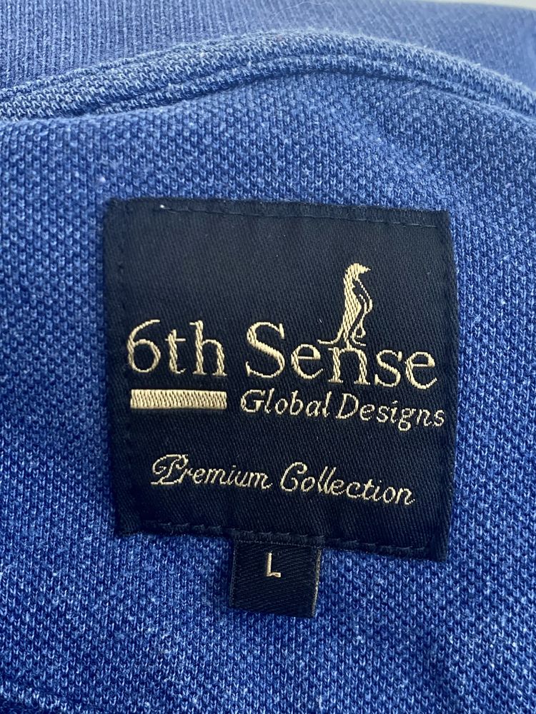 Поло 6th Sense синє легке L 10/10