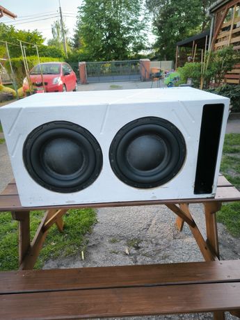 Subwoofer 2x10cali 2x25cm Boschmann AXIS-10 2000 Wat 800 RMS szczelina