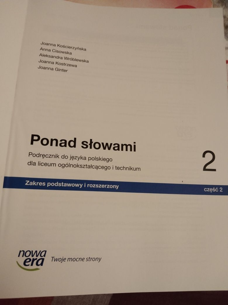 Sprzedam podręcznik do języka polskiego 2 czesc2