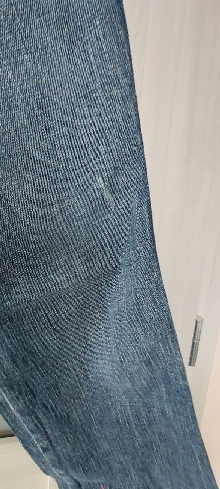 Spodnie jeansowe dżinsowe L sicko proste nogawki
