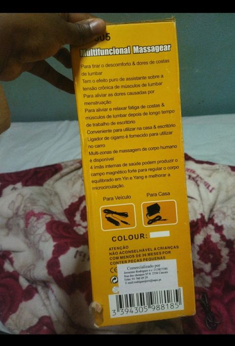 Aparelho de massagem multifuncional 
Usado pouco 

Pode usar em casa o