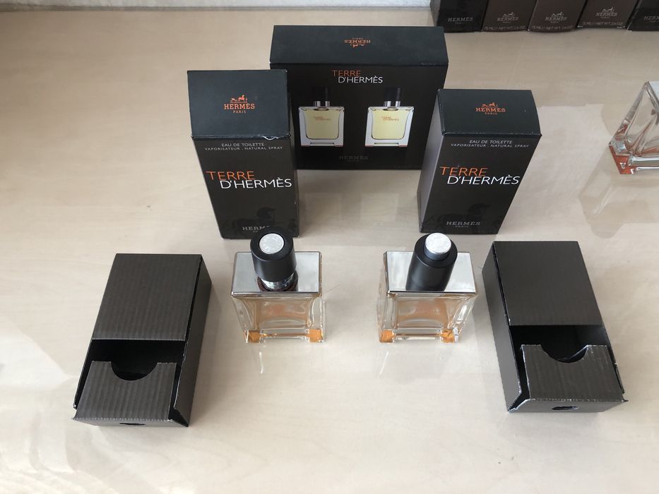 Флаконы от духов Hermes. Коробки от Хермес Оригинал.