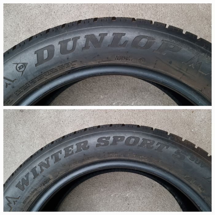 Opona używana 1szt. 235/55/19 Dunlop Winter Sport 5 SUV / 8mm