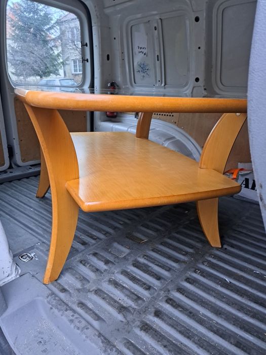 Stół drewniany z szybą zdejmowaną 130/80/60 Wrocław.