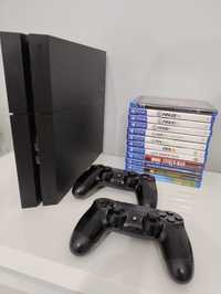 Konsola PlayStation 4 1tb 2 pady+11 gier+film