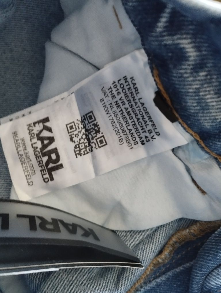Spodnie jeans Karl Lagerfeld Alladyny boyfriend  nowe  29/3