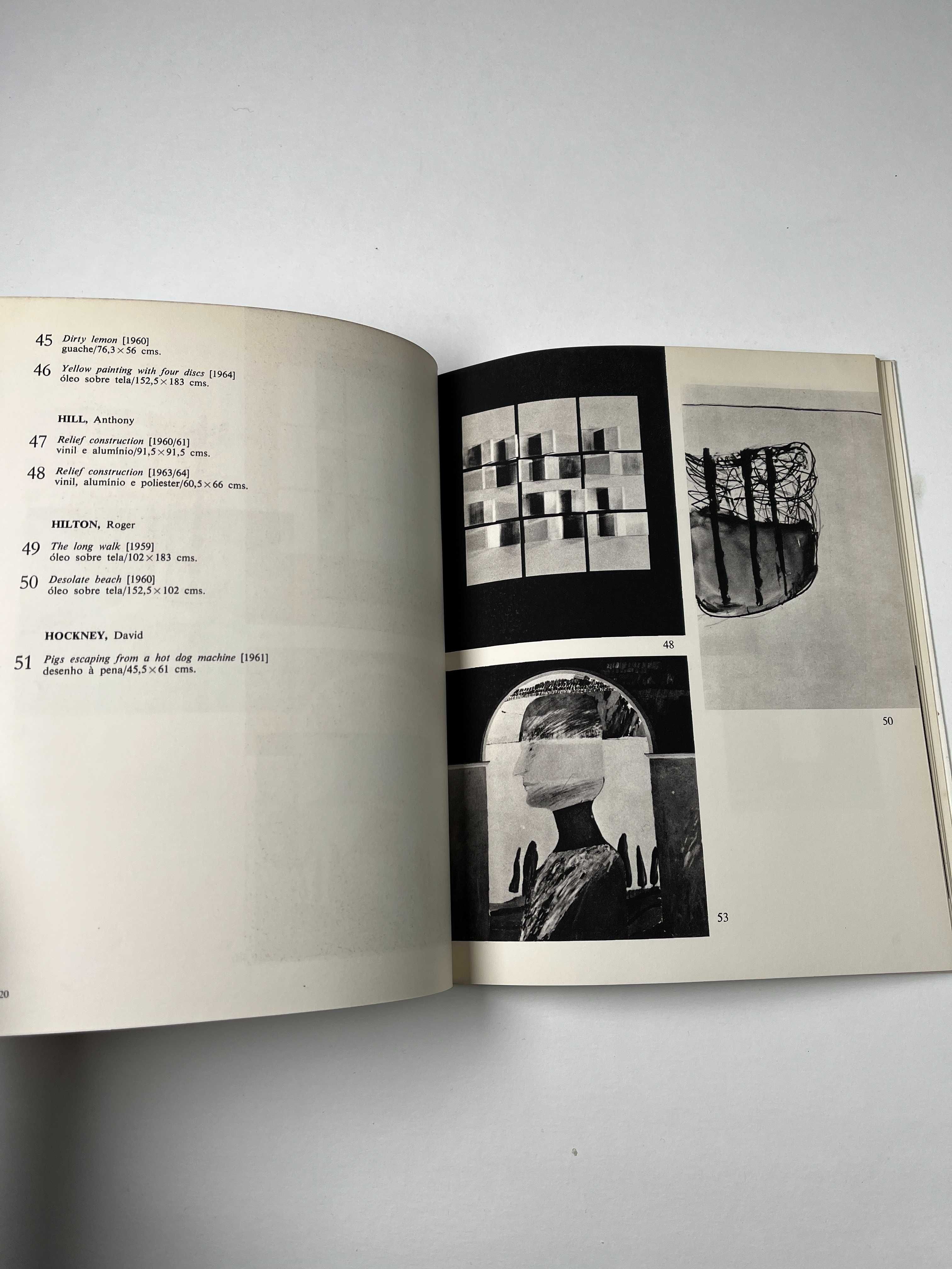 Catálogo 100 Obras de Arte Britânica Contemporânea na Gulbenkian 1971