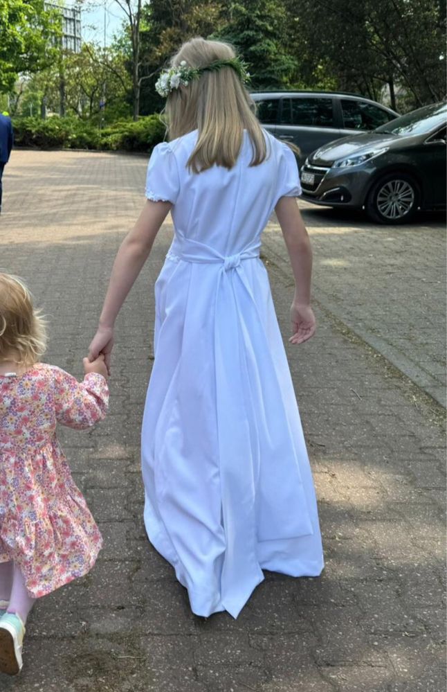 Alba komunijna sukienka dla dziewczynki