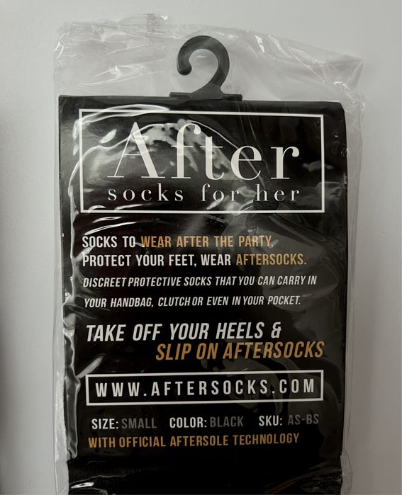 Стильні шкарпетки Aftersocks з підошвою для прогулянок, розмір 36-38
