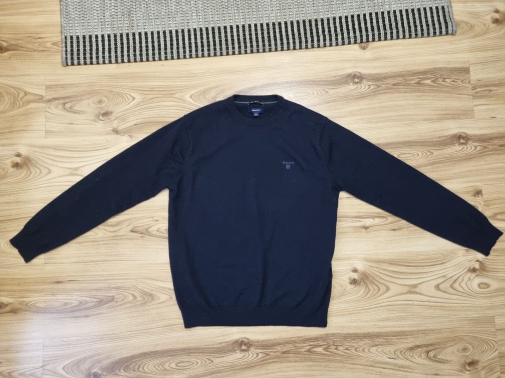 Sweter swetr Gant XL 42 granatowy wełna