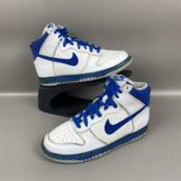 Вінтажні кросівки Nike Dunk High GS White/Blue Vintage Оригінал