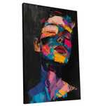 Abstrakcyjny Portret Kobiety na płótnie 70x100 cm – Nowoczesny Design