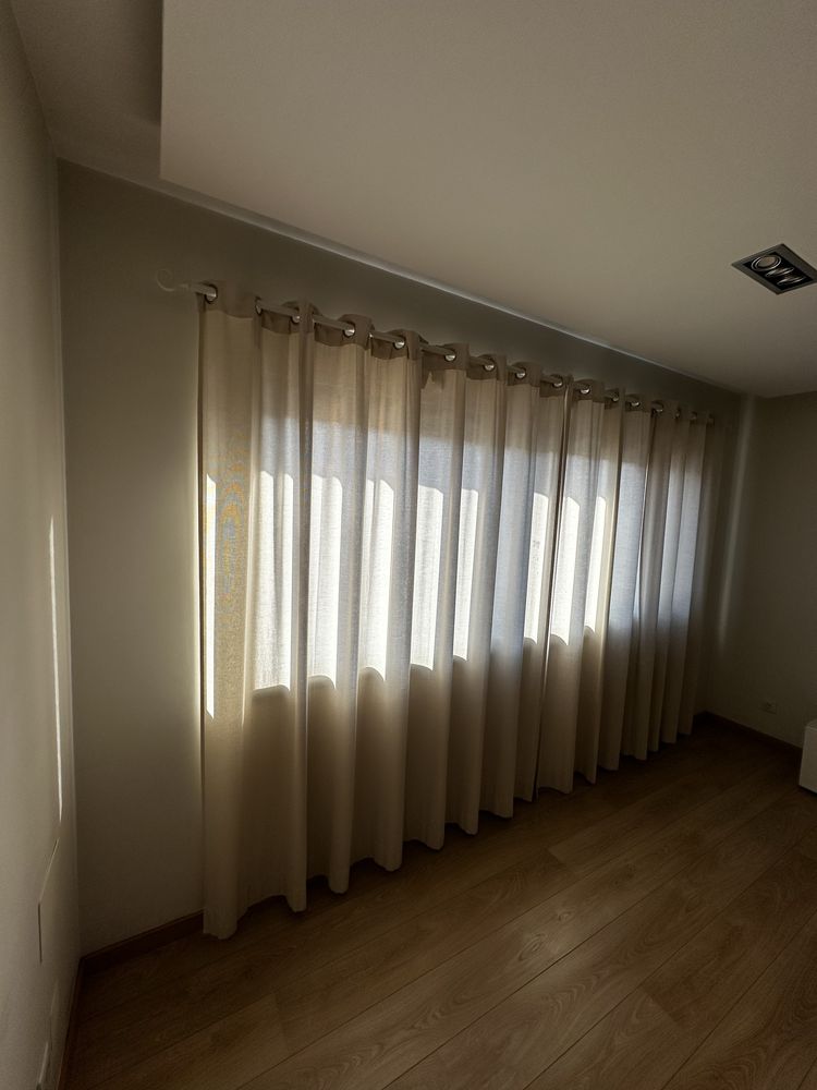 Cortinados bejes IKEA