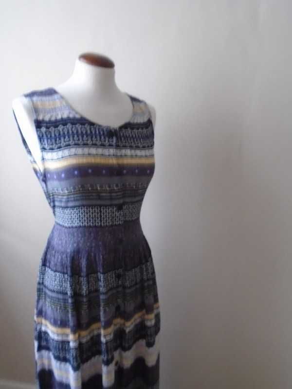 Vestido comprido étnico