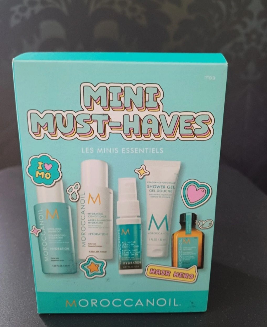 Zestaw kosmetyków Moroccanoil olejek odżywka szampon