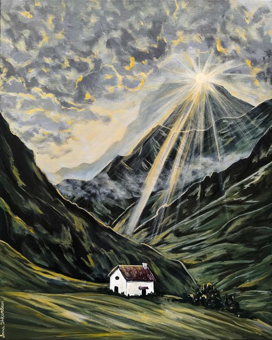 Картина акрилом 40×50 см — ручна робота, всього 3500 грн