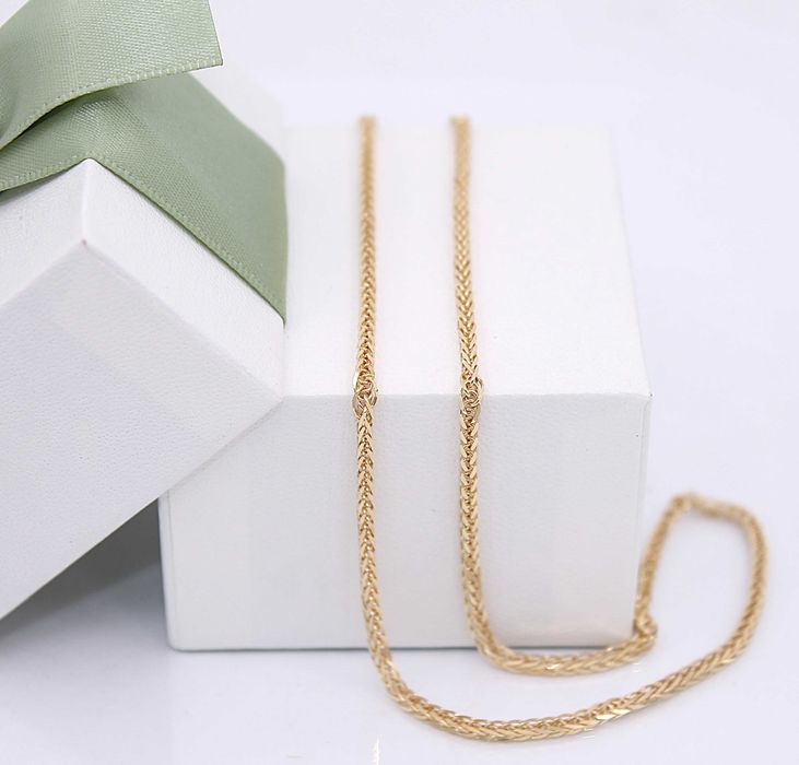 Złoty łańcuszek p.585/8,05g - splot lisi ogon