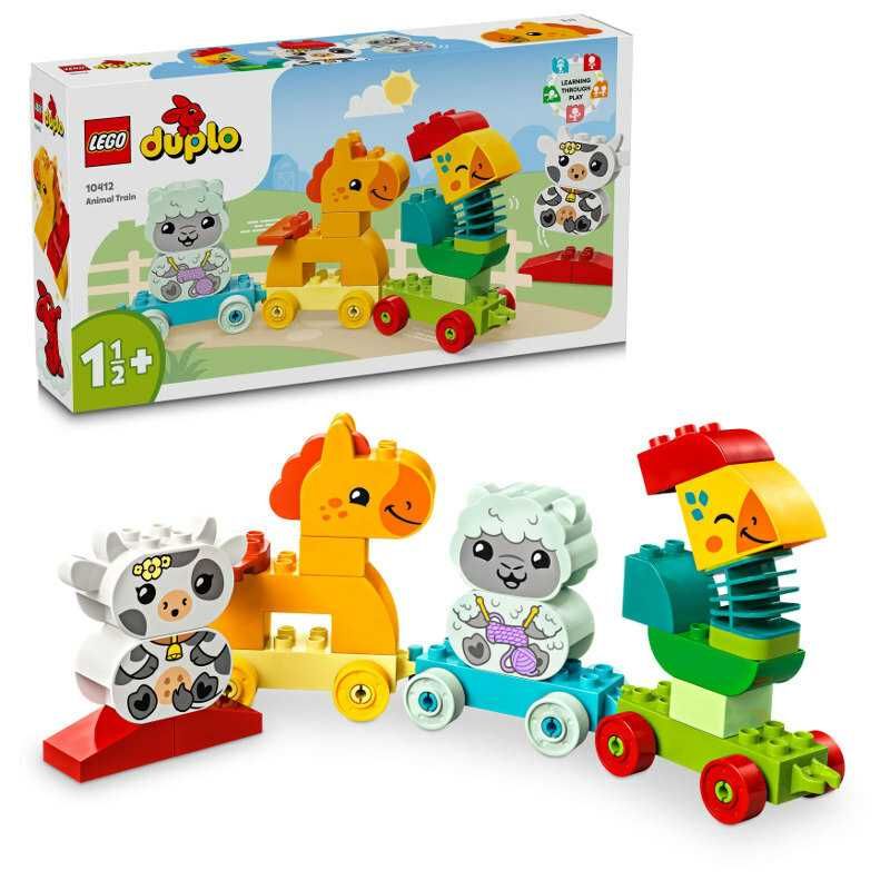 LEGO DUPLO 10412 POCIĄG ze zwierzątkami