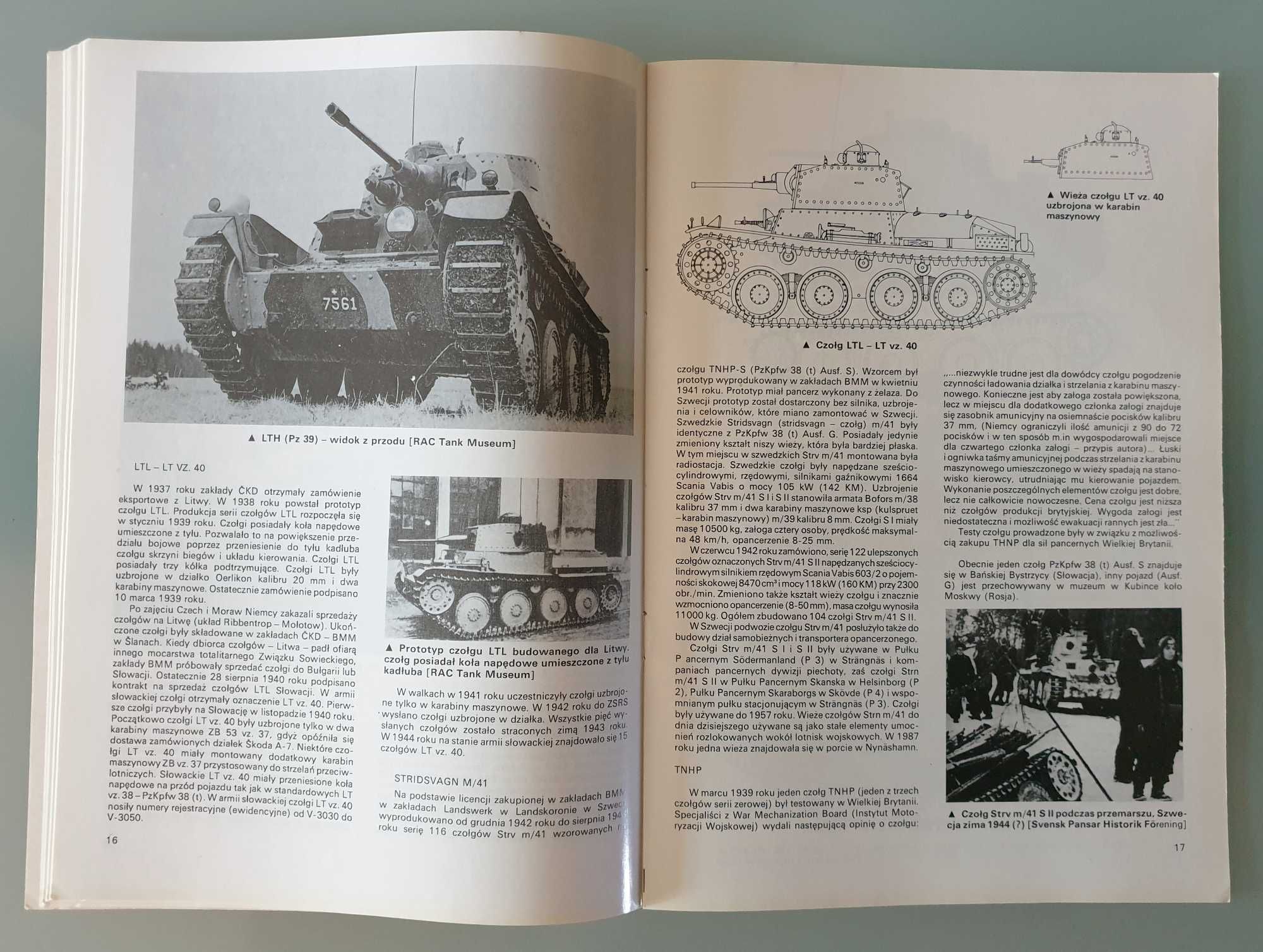 Militaria, monografia nr 8 - PzKpfw 38(t) LT vz 38, Ledwoch