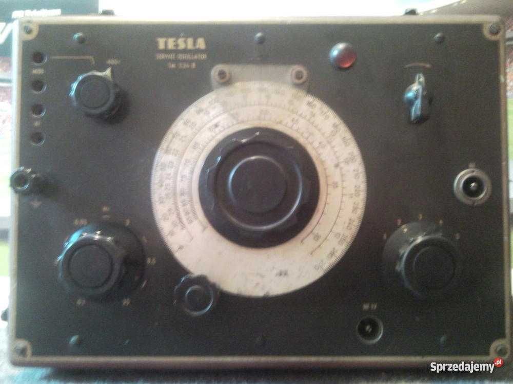 Urządzenie pomiarowe Tesla-534B.Oscylator z 1955r.