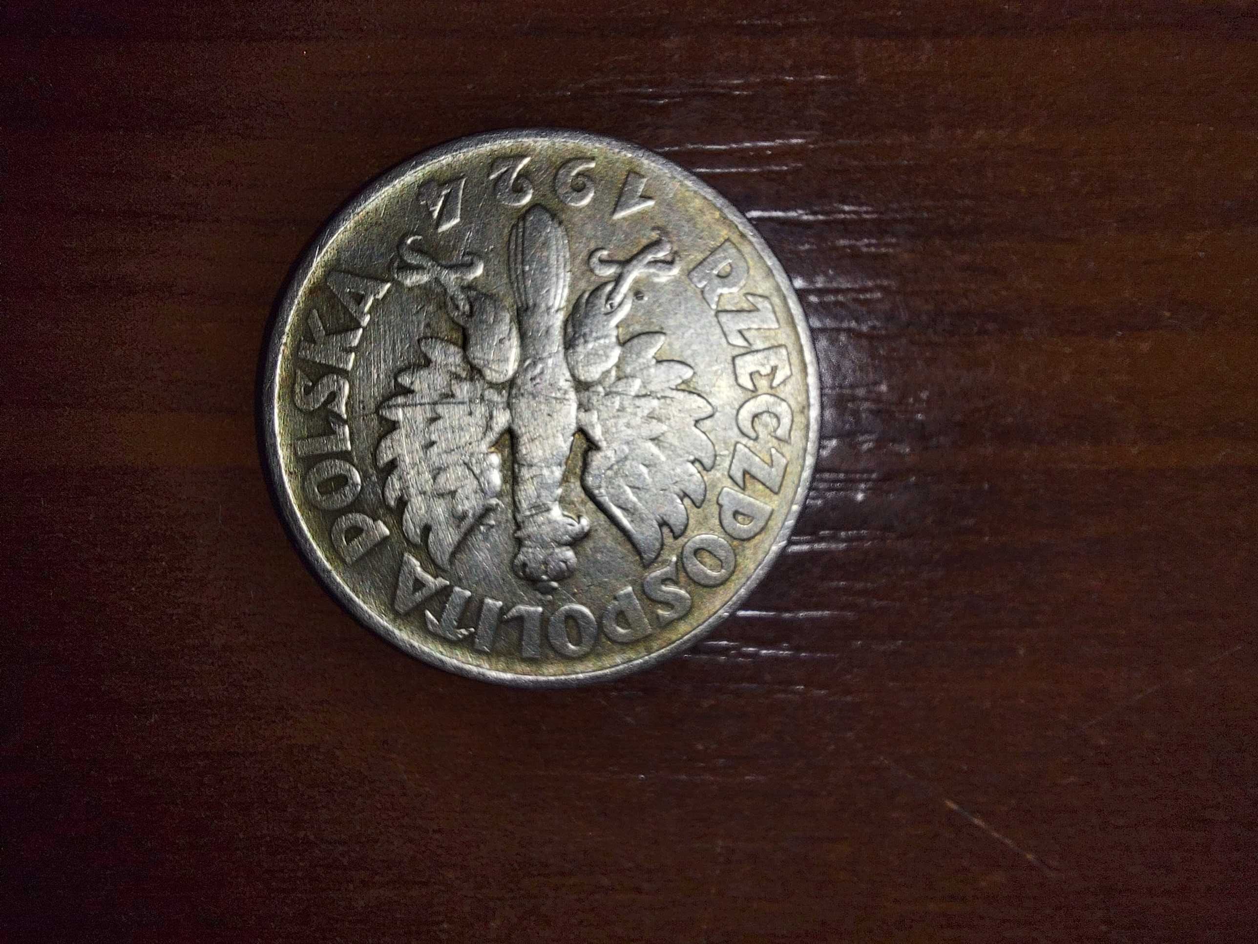 Moneta 2zł 1924 Żniwiarka Odwrotka