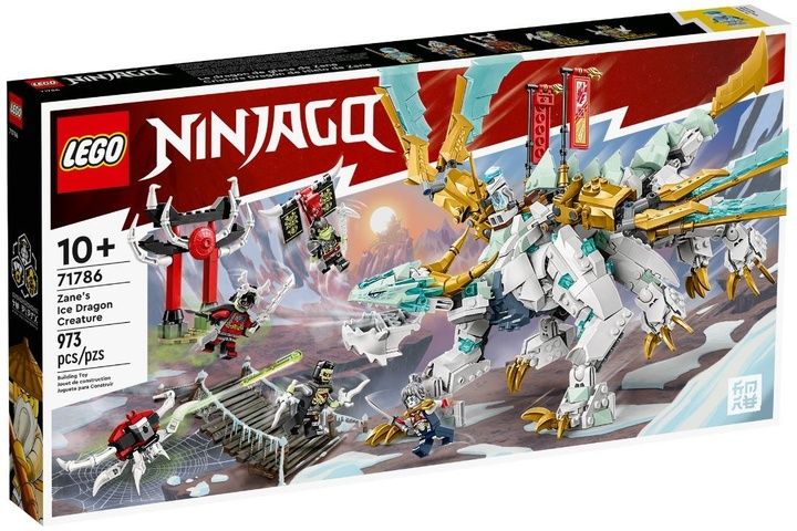 Продаю набір LEGO Ninjago (71786) Zane's Ice Dragon Creature