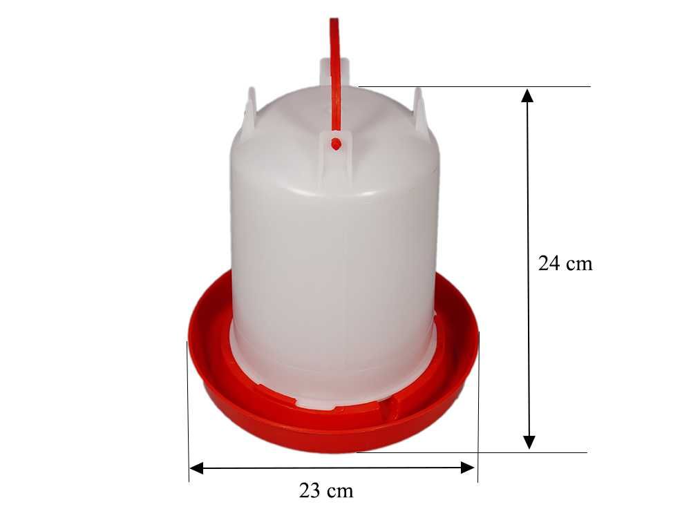 Zestaw Karmnik KARMIDŁO 3kg + POIDŁO 3l dla Kaczek Kur Indyków DROBIU