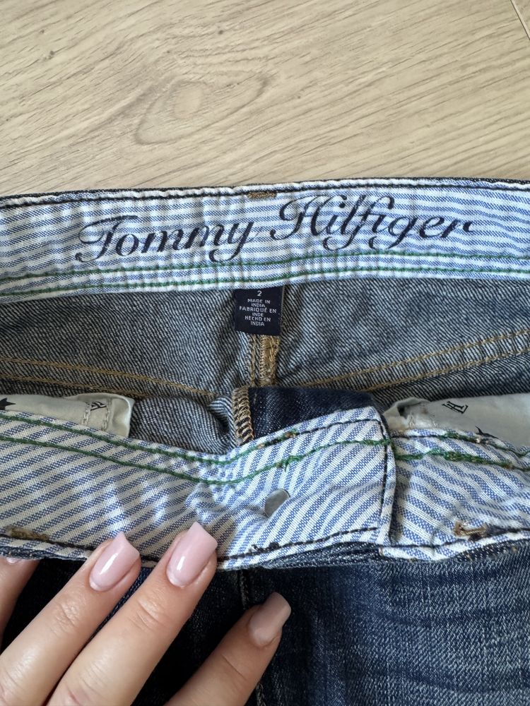 Jeansowa mini spódniczka brat y2k Hilfiger