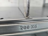 Regał Metalowy 82x200x381cm/9p Magazynowy Ocynk Garaż Warsztat Piwnica