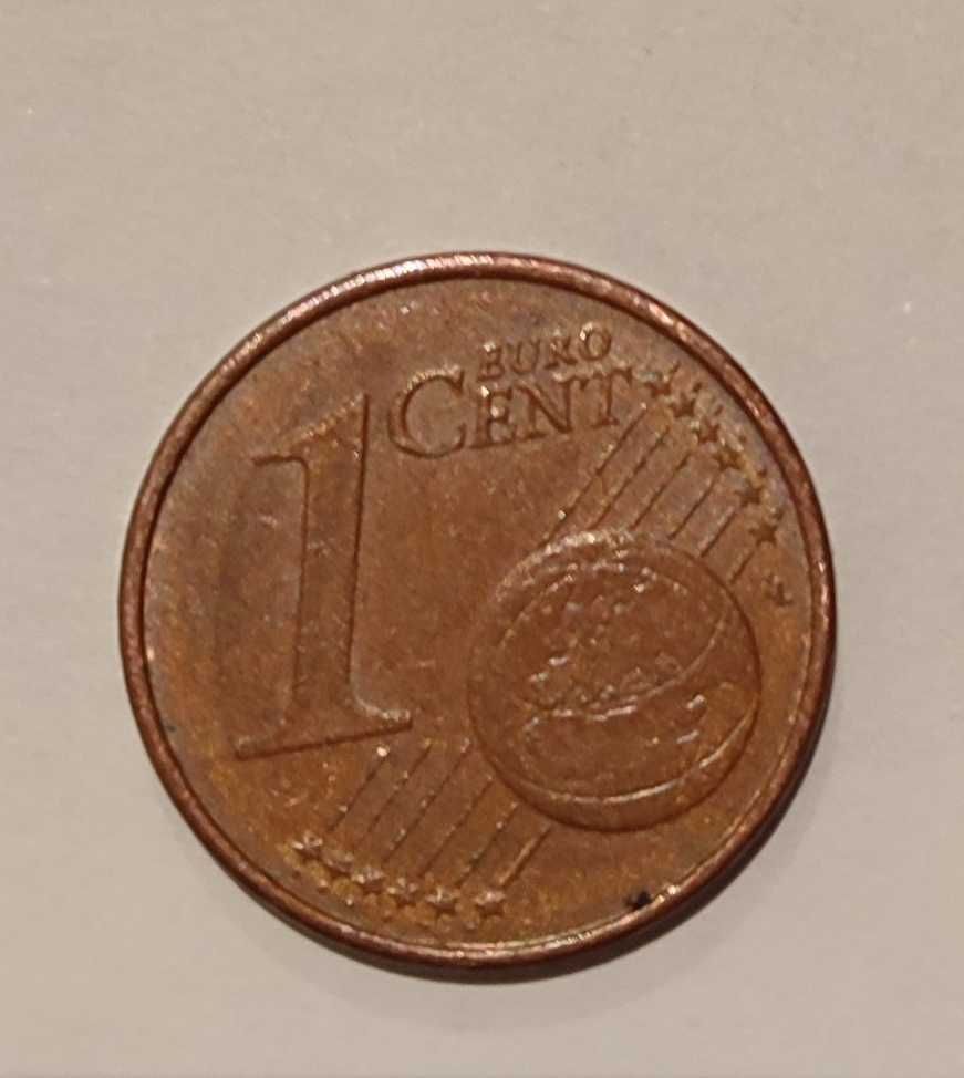 Moedas 1 cêntimo 2002 D e J