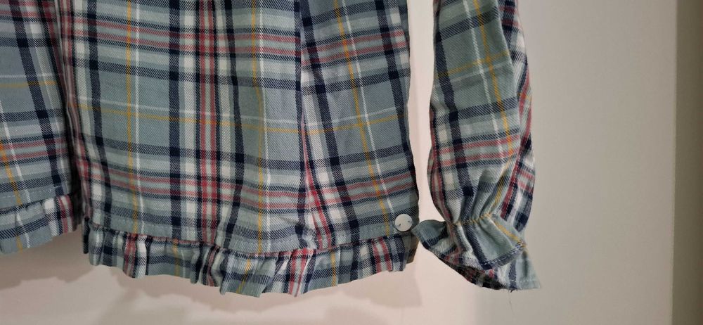 Tunica de Flanela Xadrez da Zippy: Tam 13-14 Anos