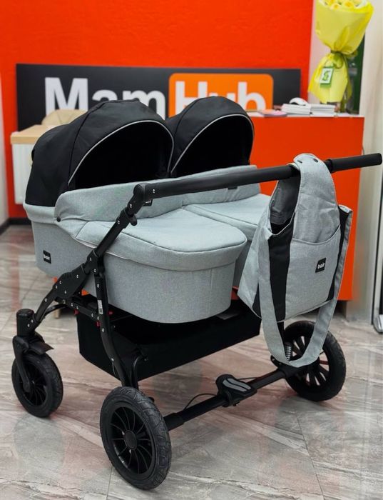 Коляска для двійні Bair Sorento DUO 2в1 Візок візочок Каляска