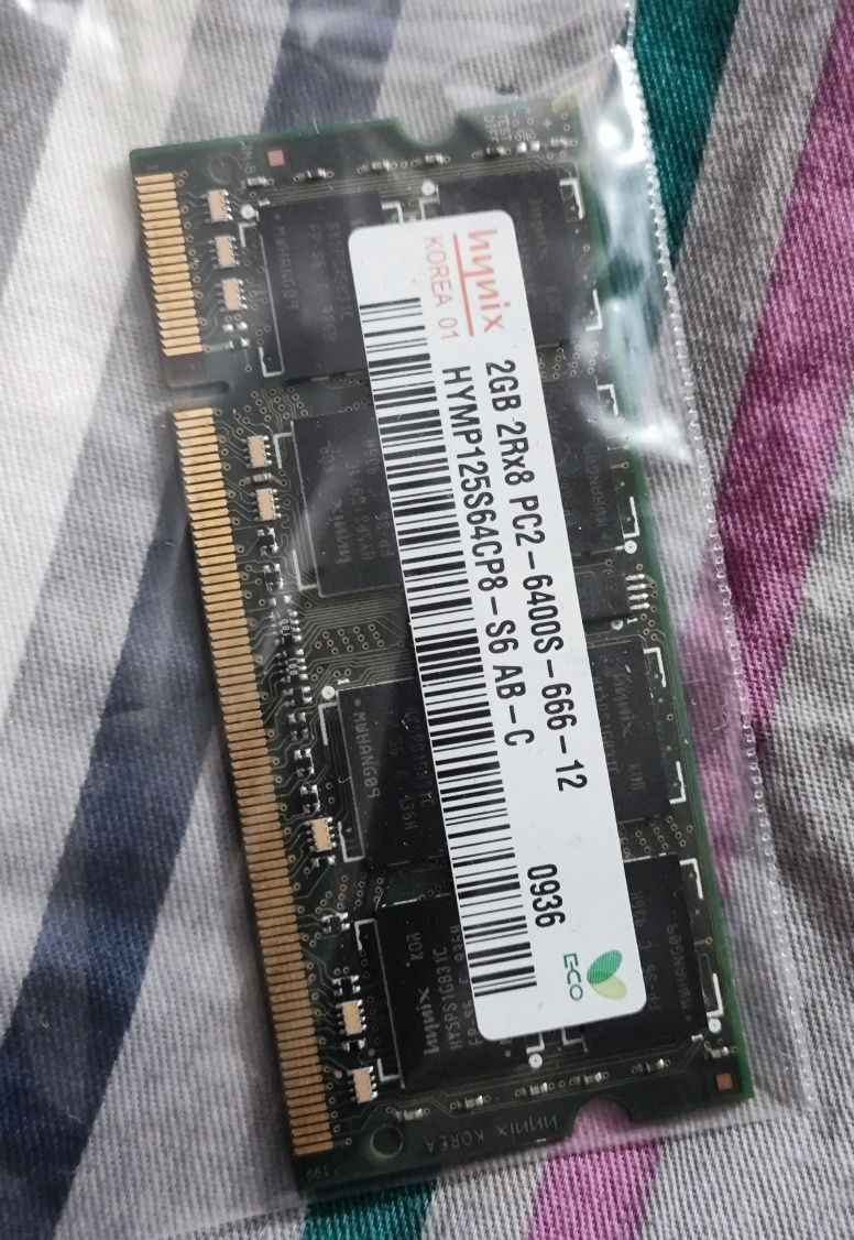 Pamięć RAM ddr2 HYNIX HYMP125S64CP8-S6 2 gb