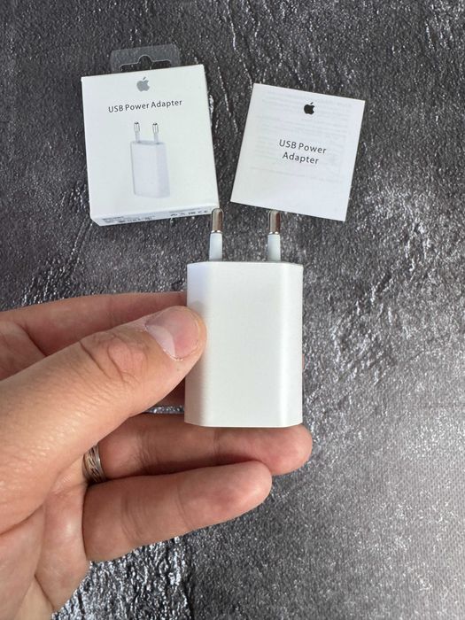 Адаптер 5W Original для iPhone Айфон Оригинал блок 1A Гарантія