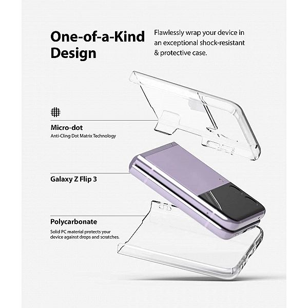 Etui Ringke Slim do Galaxy Z Flip 3 Clear