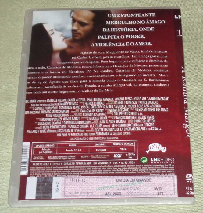 DVD A rainha Margot