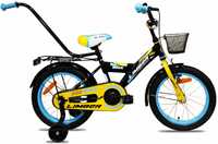 Rowerek dziecięcy Limber BMX 16 cali BOY czarny/limonka