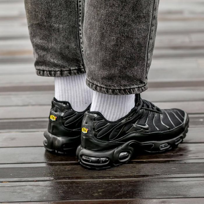 Кросівки чоловічі Nike Air Max Plus TN Full Black Найк Аір Макс ТН