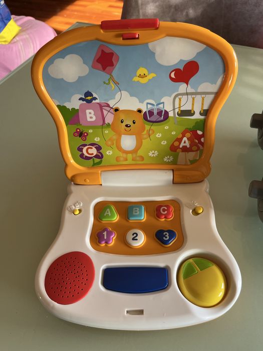 Lote conjunto 2 brinquedos interativos - Carro chicco computador zoko