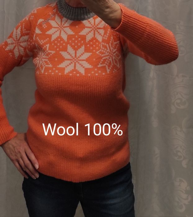 Sweter damski wełniany rozmiar XS