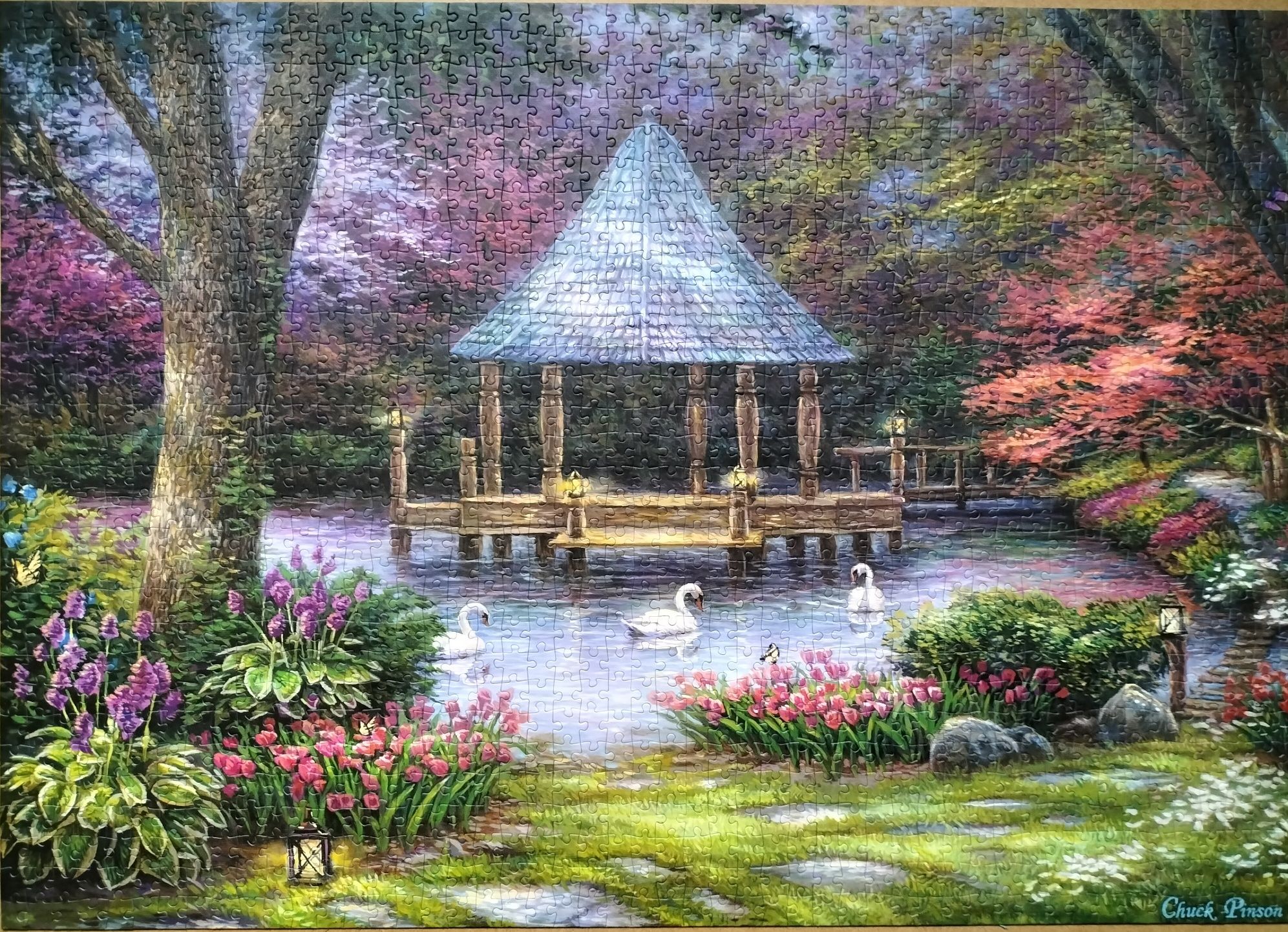 Puzzle "Swan Pond" 1500 el. Grafika