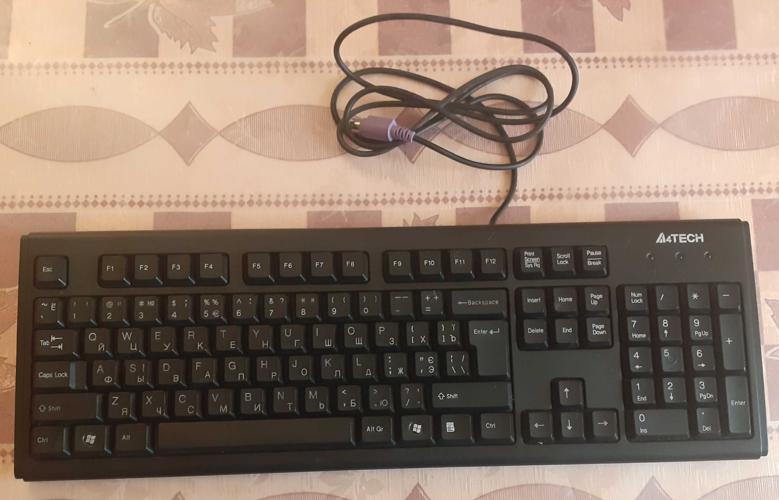 Клавіатура PS/2 Labtec, A4Tech, Genius, Logitech Тест ОК