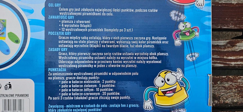 Wystrzałowe piramidki- gra rodzinna