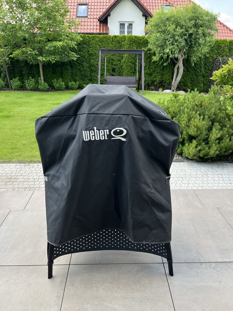 Weber q 2400 W. Grill elektryczny. Stojak. Pokrowiec.