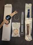 Samsung Galaxy Watch 4 40mm Pink Gold - idealny stan + dodatki
