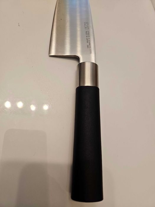 Nóż szefa 23 cm KAI Wasabi Black srebrny/czarny